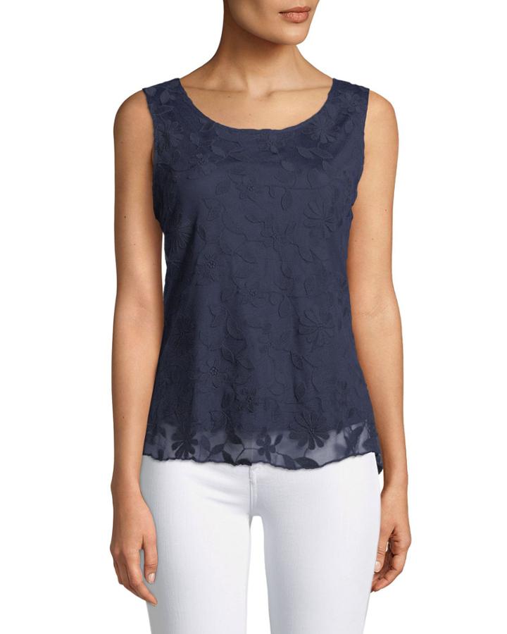 Lace High-low Tank