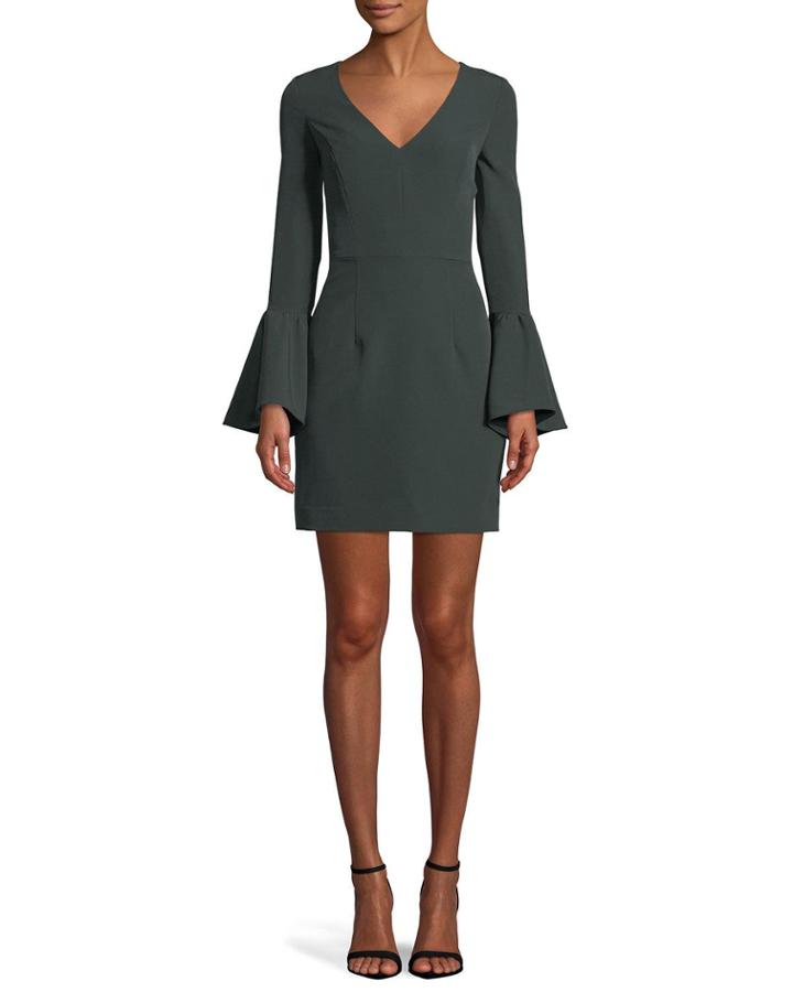 Morgan V-neck Italian-cady Bell-sleve