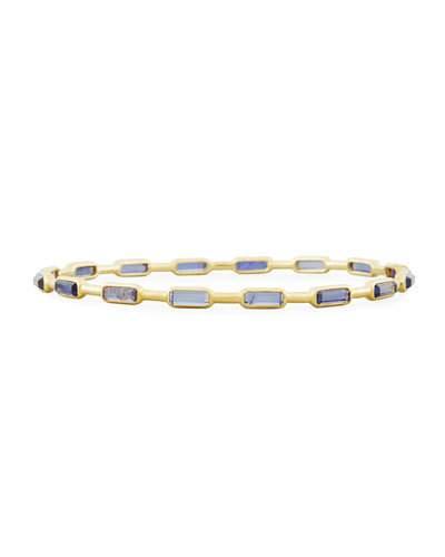 Rock Candy&reg; Gelato 18k 16-stone Iolite Bangle