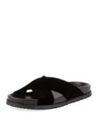 Jimmy Joan Velvet Flat