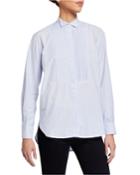 Maram Pinstripe Button Down Top