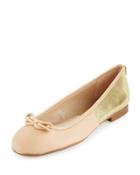 Banks Metallic Leather Flat,