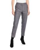 Talaranto Glen-plaid Tapered-leg Pants