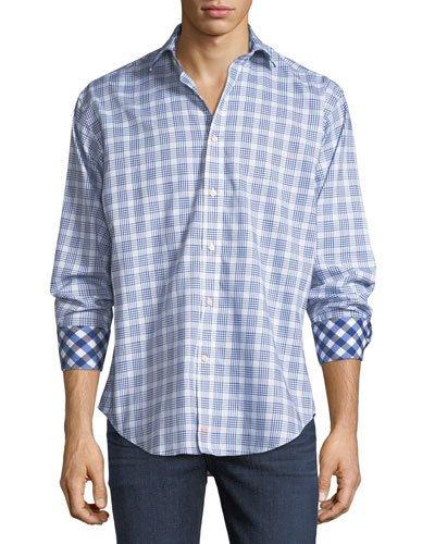 Multi Grid-print Cotton