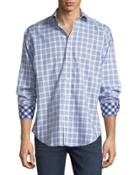 Multi Grid-print Cotton