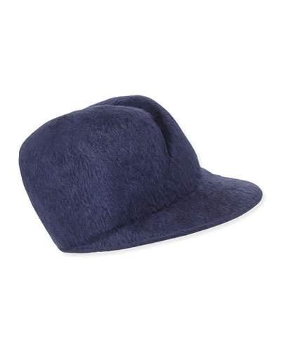 Esther Felted Cap, Navy