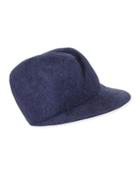 Esther Felted Cap, Navy