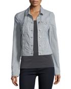 Samantha Striped Denim Jacket