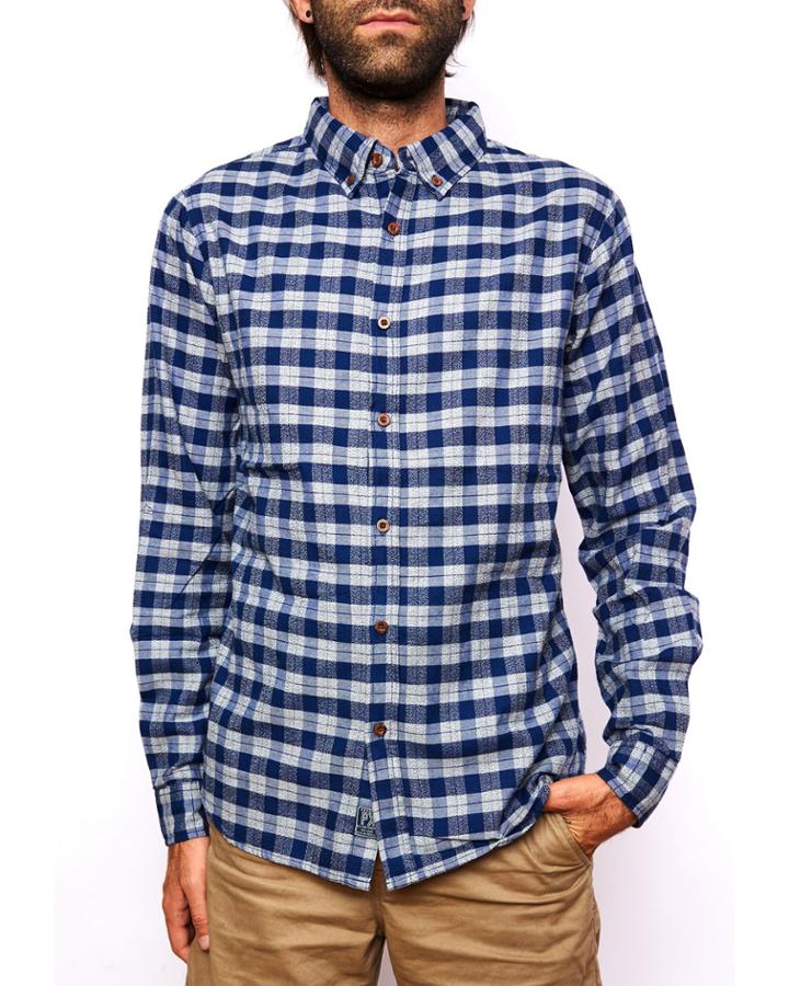 Men's Lucas Shirt With Chambray Detail
