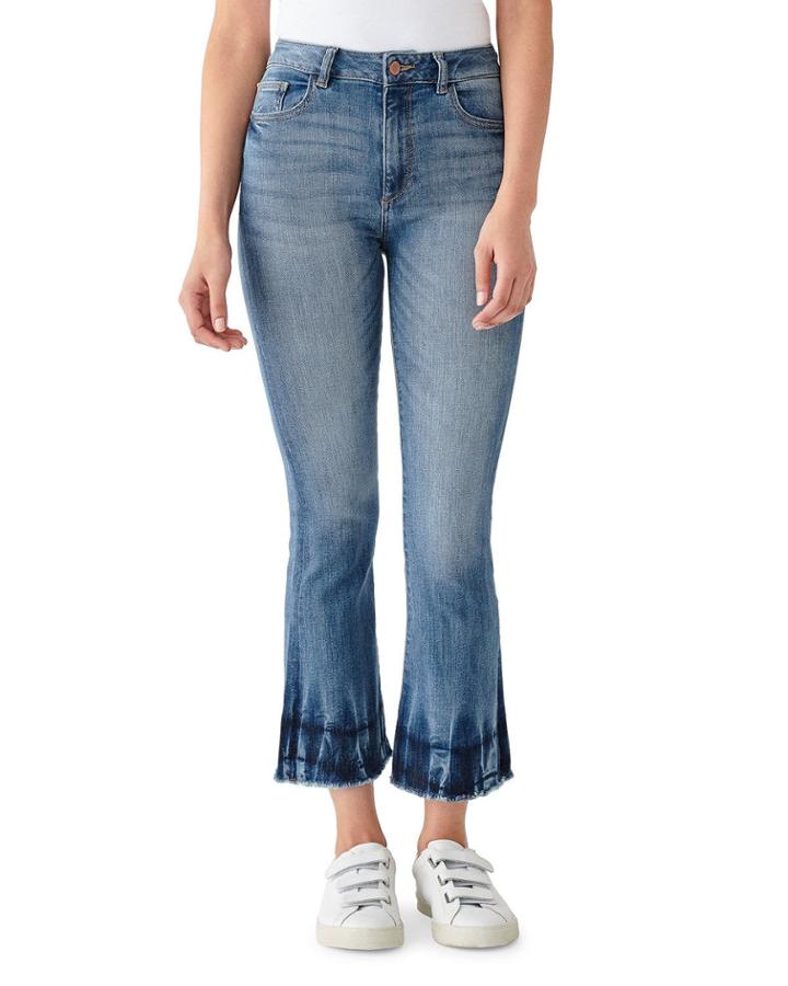 Bridget Cropped Mid-rise Boot-cut Jeans