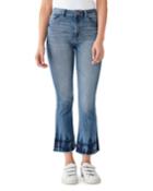 Bridget Cropped Mid-rise Boot-cut Jeans