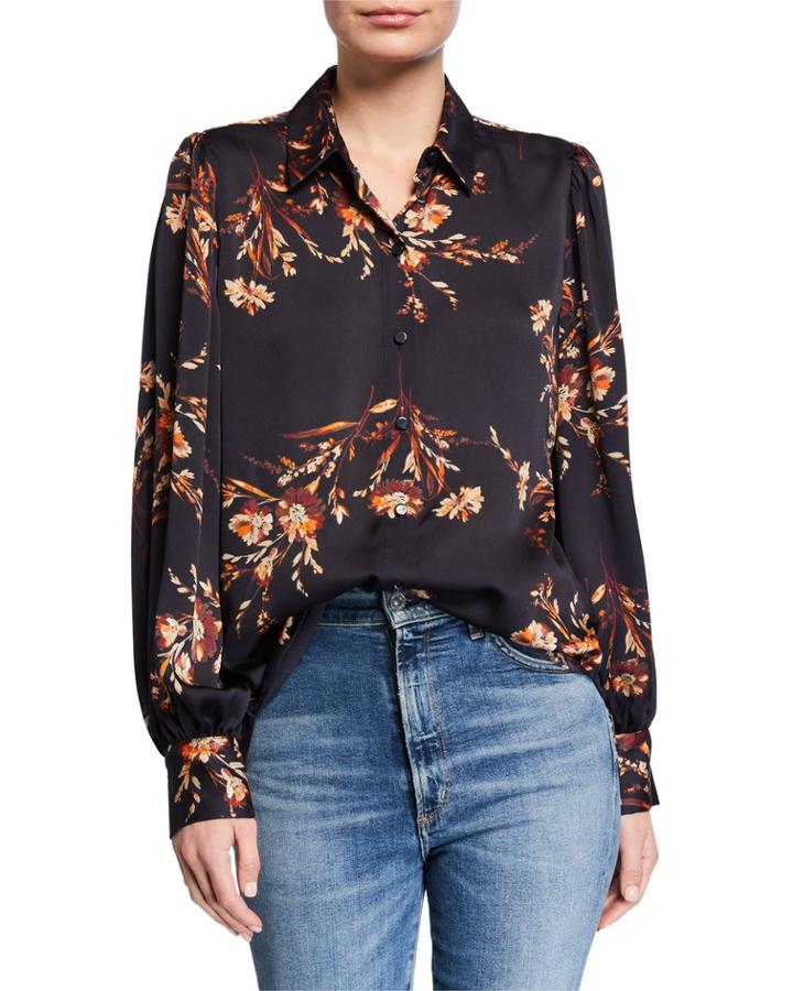 Danton Floral Button-down