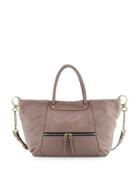 Jocelyn East-west Leather Shoulder Bag,