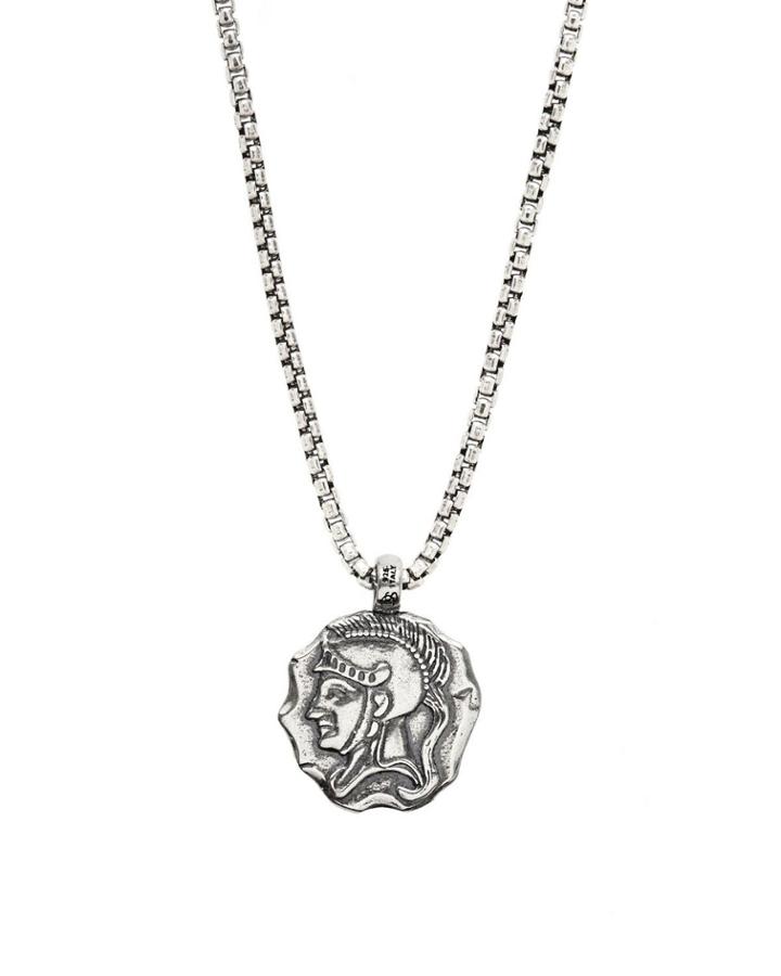 Men's Spartan Pendant Necklace,
