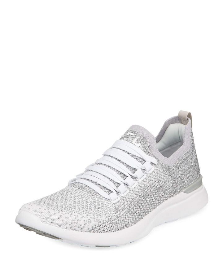 Techloom Breeze Metallic Knit Mesh Running