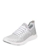 Techloom Breeze Metallic Knit Mesh Running