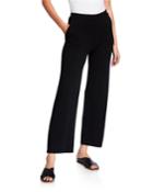Wide Leg Cashmere Pants