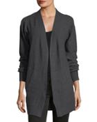 Open-front Oversized Knit Cardigan