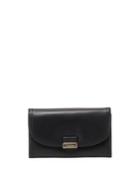 Lock Leather Crossbody Bag