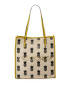 Pineapple-print Vacationista Convo Tote Bag
