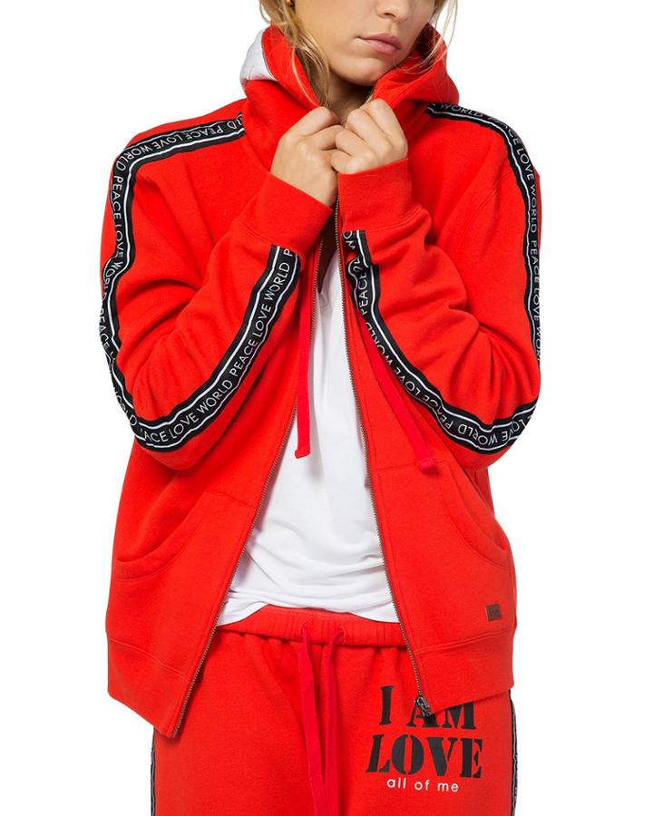 Love Life Zip-front Hoodie