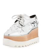 Elyse Star Metallic Platform Oxfords