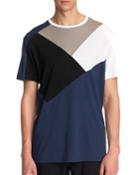 Men's Colorblock Short-sleeve T-shirt