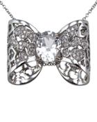 Oh La' La' Diamond Bow Necklace