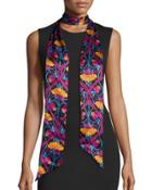 Alchemy Floral Silk Satin Skinny