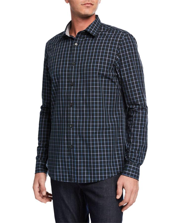 Men's Brann Classic-fit Check Cotton