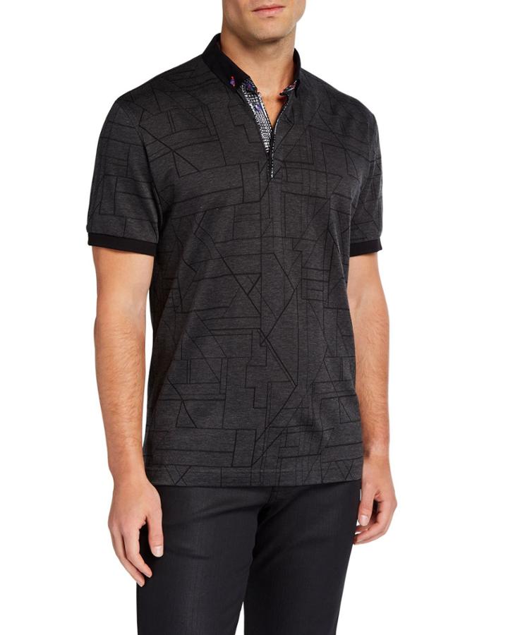 Men's Mozarttrigo Mercerized Cotton Polo