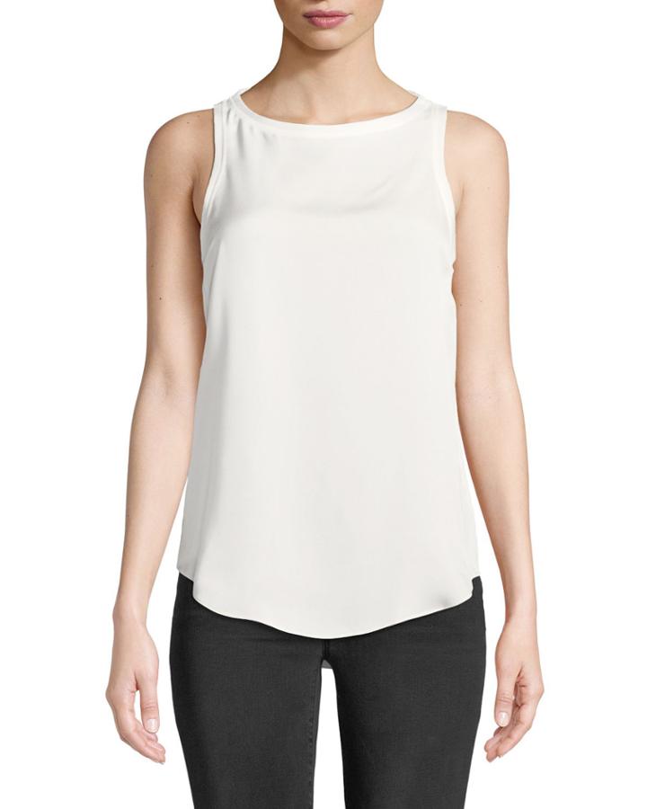 Modern Racerback Silk Georgette Tank