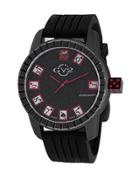 48mm Men's Lucky 7 Automatic Watch W/ Rubber
