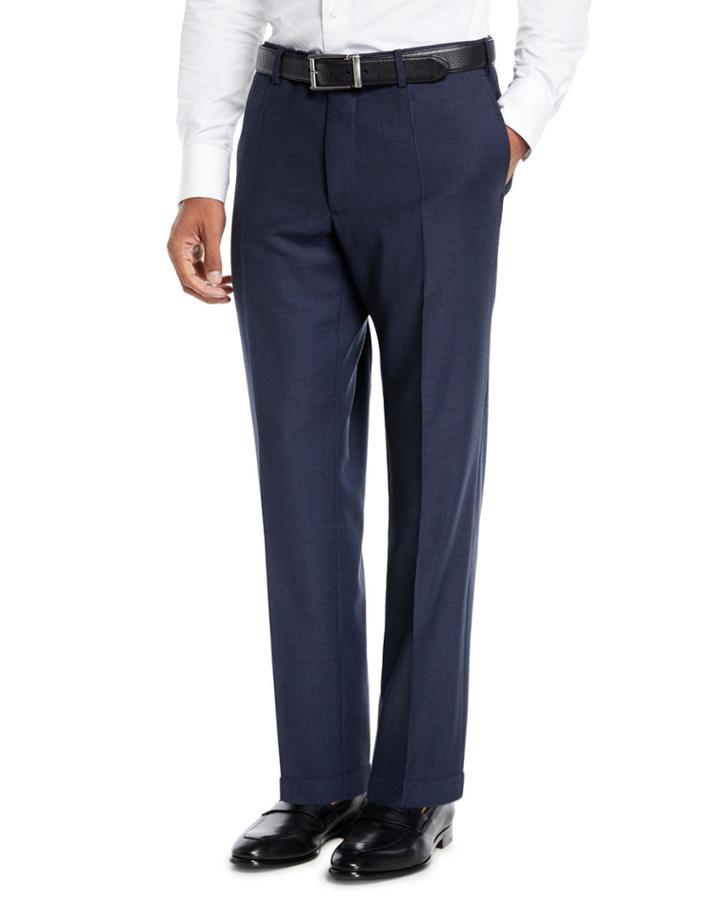 Benson Five-pocket Standard-fit Techno Wool Trousers