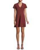 Matte Jacquard Short-sleeve