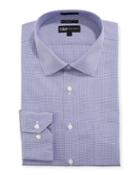 Men's Classic Fit Non Iron Mini-houndstooth Cotton Dress