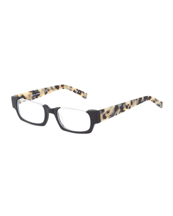 Snippy Semi-rimless Acetate Optical Glasses