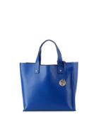 Musa Medium Leather Tote Bag, Blue