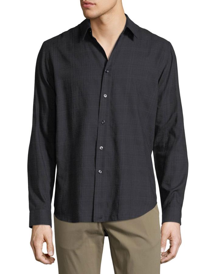 Brushed Tonal Plaid Cotton