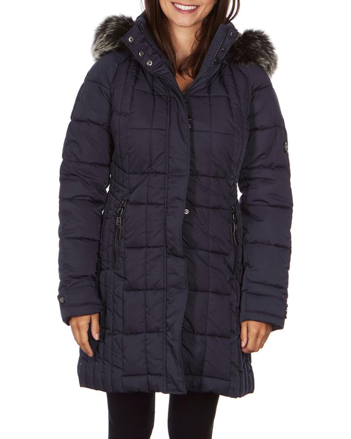 Heavyweight Faux-fur Hooded Coat
