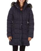 Heavyweight Faux-fur Hooded Coat