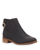 Lilah Leather Buckle Booties
