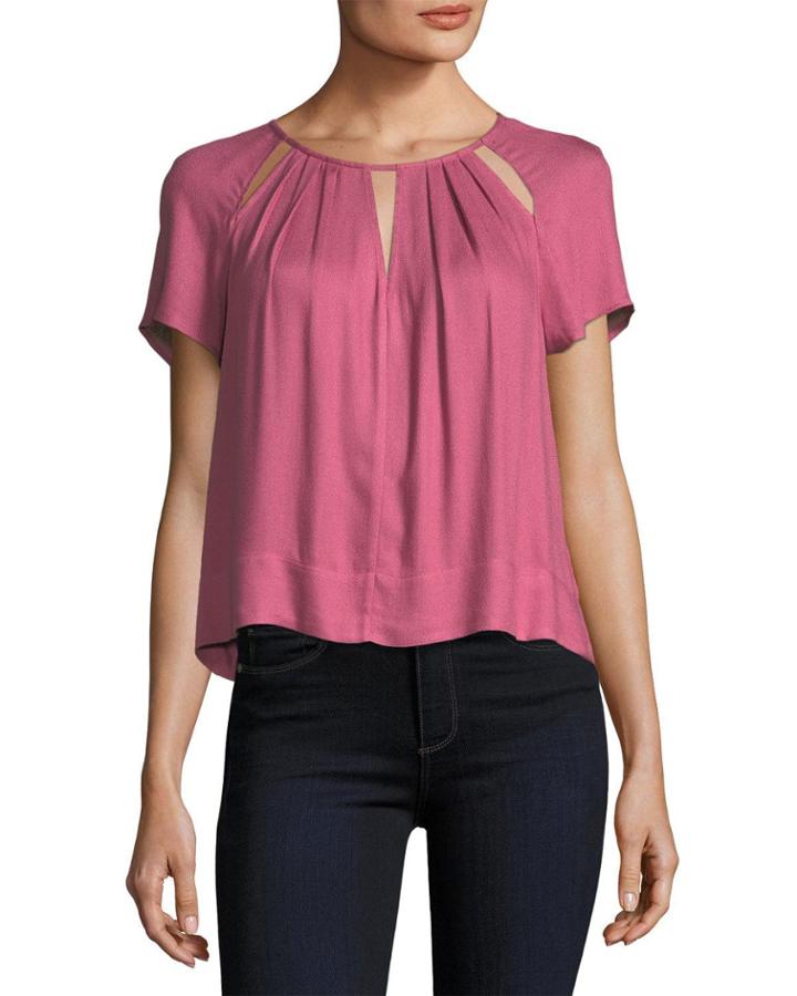 Stella Round-neck Cutout
