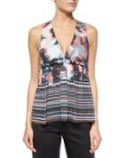 Floral Ikat Printed