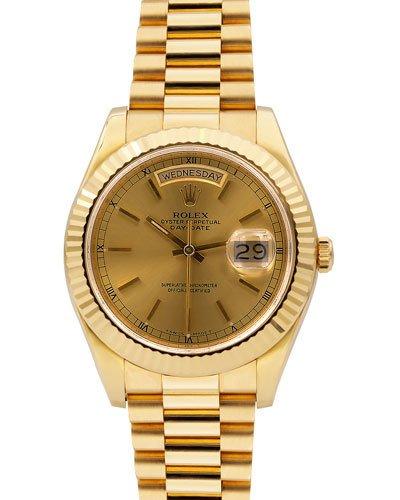 Pre-owned 36mm 18k Men's Presidential Day-date Watch