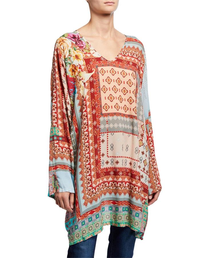 Plus Size Canvasita Printed Blouse
