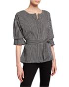 Striped Blouson