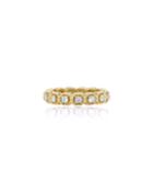 18k Yellow Gold 15-diamond Eternity Ring,
