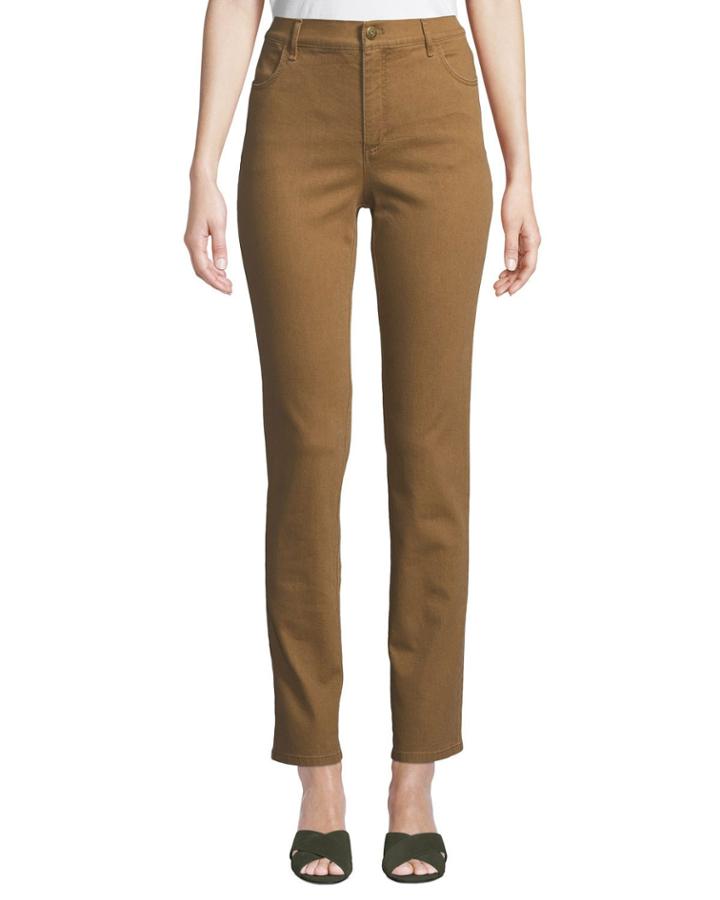 Thompson Colored Slim-leg Jeans, Bronze