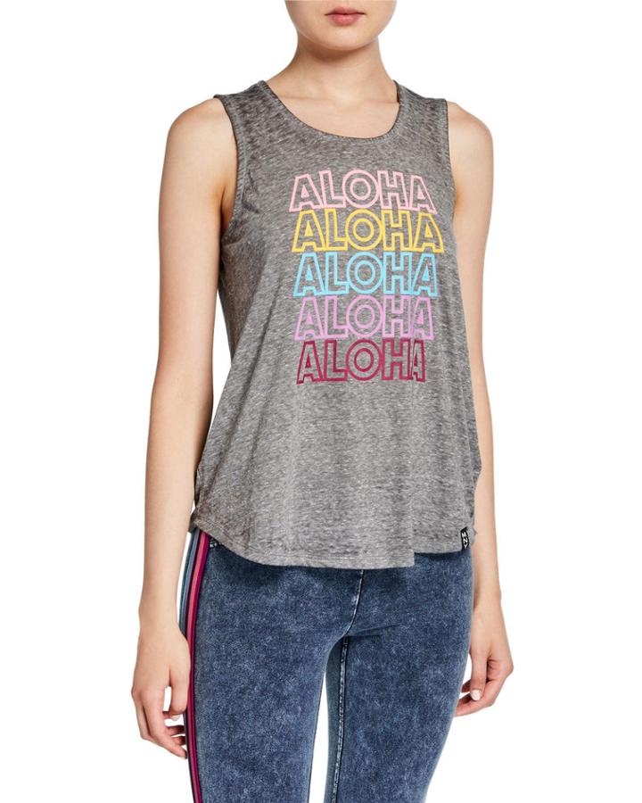 Aloha Burnout Jersey Tank